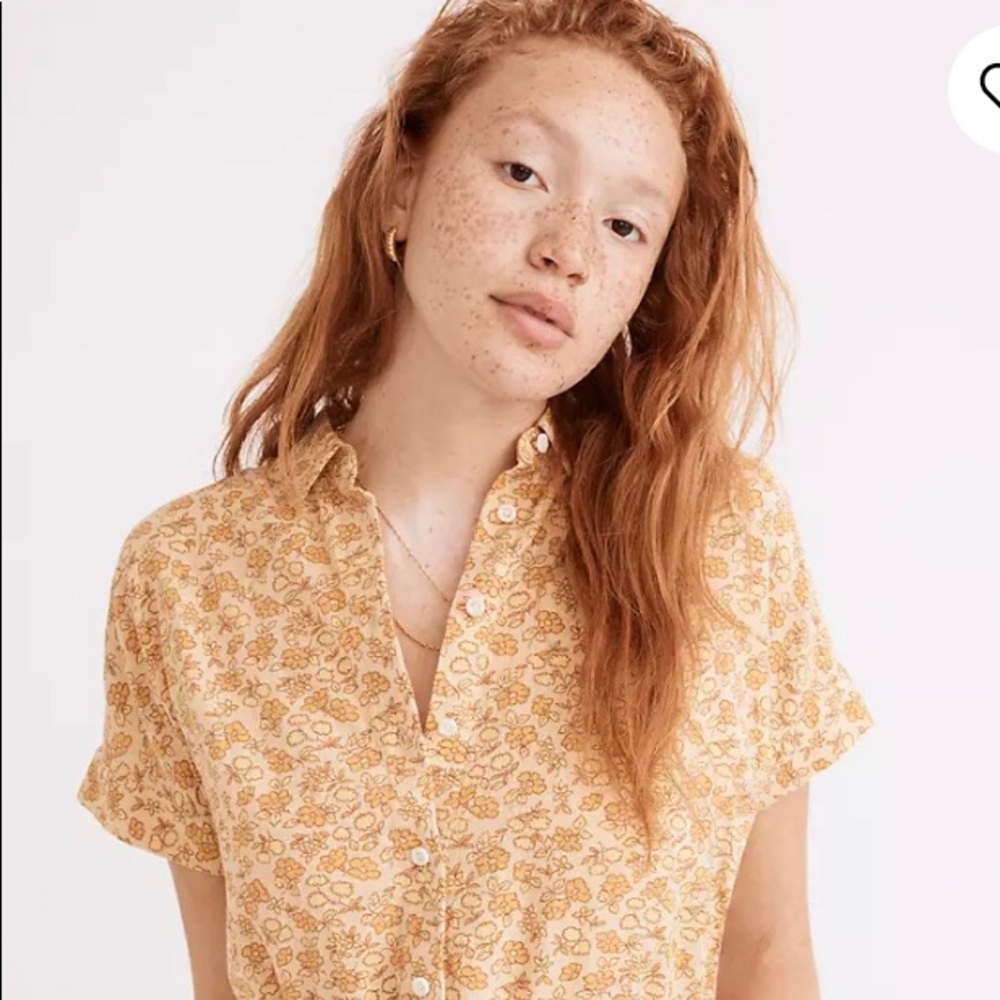 Madewell Hilltop Shirt in Piccola Floral, Size S